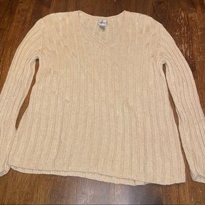 Chico’s Cream Knit Sweater
